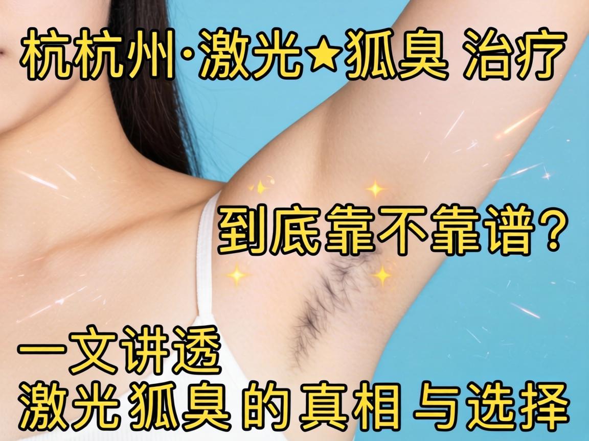 杭州激光狐臭治疗到底靠不靠谱？一文讲透激光狐臭的真相与选择