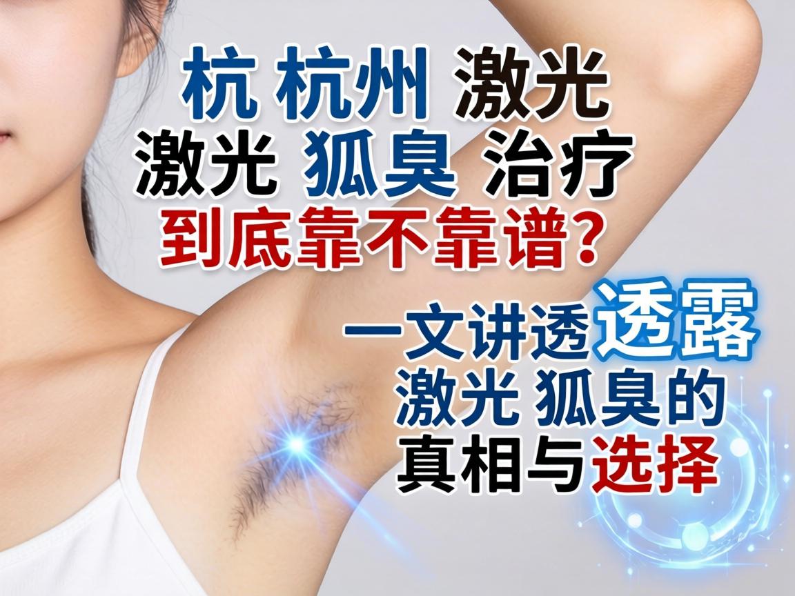 杭州激光狐臭治疗到底靠不靠谱？一文讲透激光狐臭的真相与选择