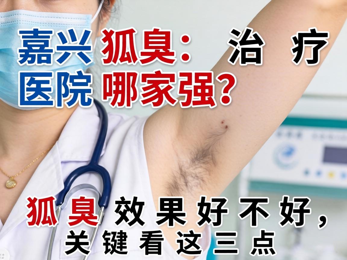 嘉兴狐臭治疗医院哪家强？狐臭效果好不好，关键看这三点