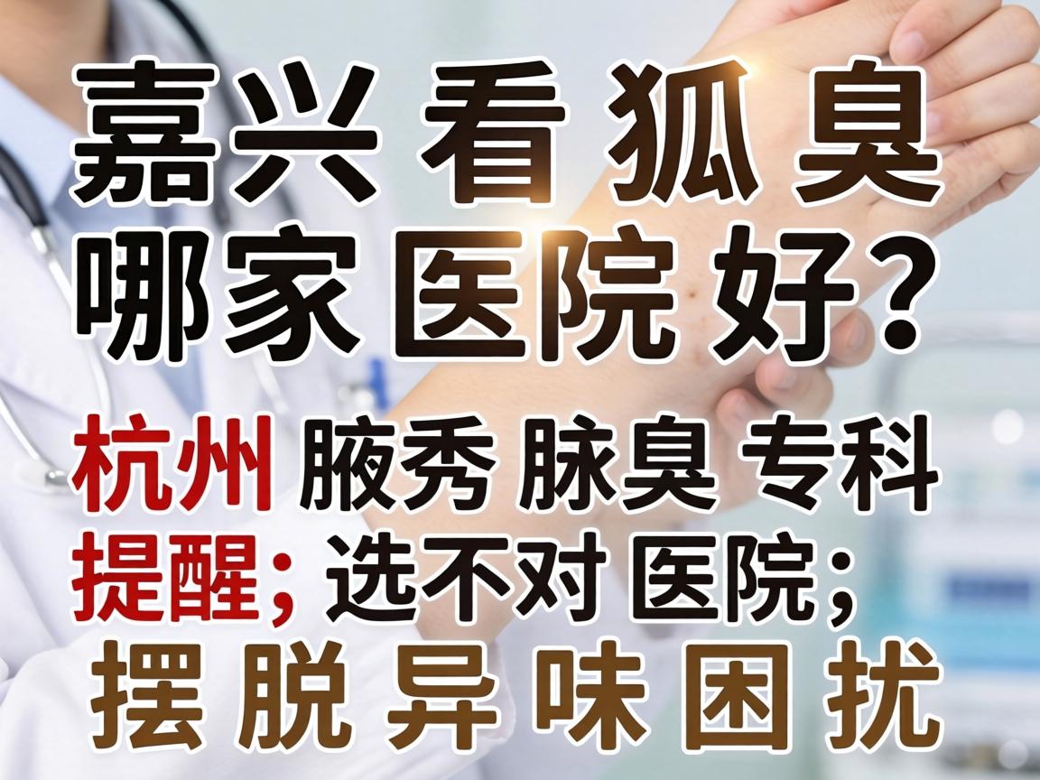 嘉兴看狐臭哪家医院好?杭州腋秀腋臭专科提醒,选对医院,摆脱异味困扰 嘉兴看狐臭哪家医院好?杭州腋秀腋臭专科提醒,选对医院,摆脱异味困扰