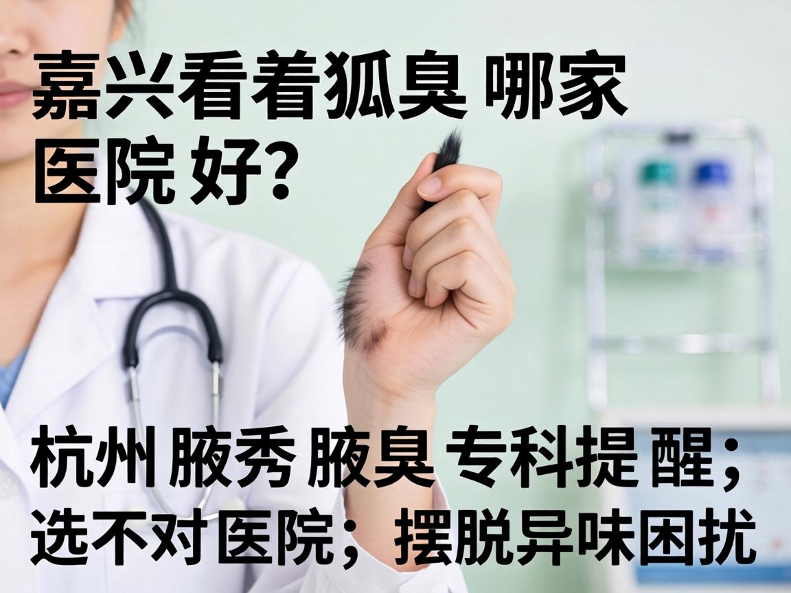嘉兴看狐臭哪家医院好?杭州腋秀腋臭专科提醒,选对医院,摆脱异味困扰 嘉兴看狐臭哪家医院好?杭州腋秀腋臭专科提醒,选对医院,摆脱异味困扰