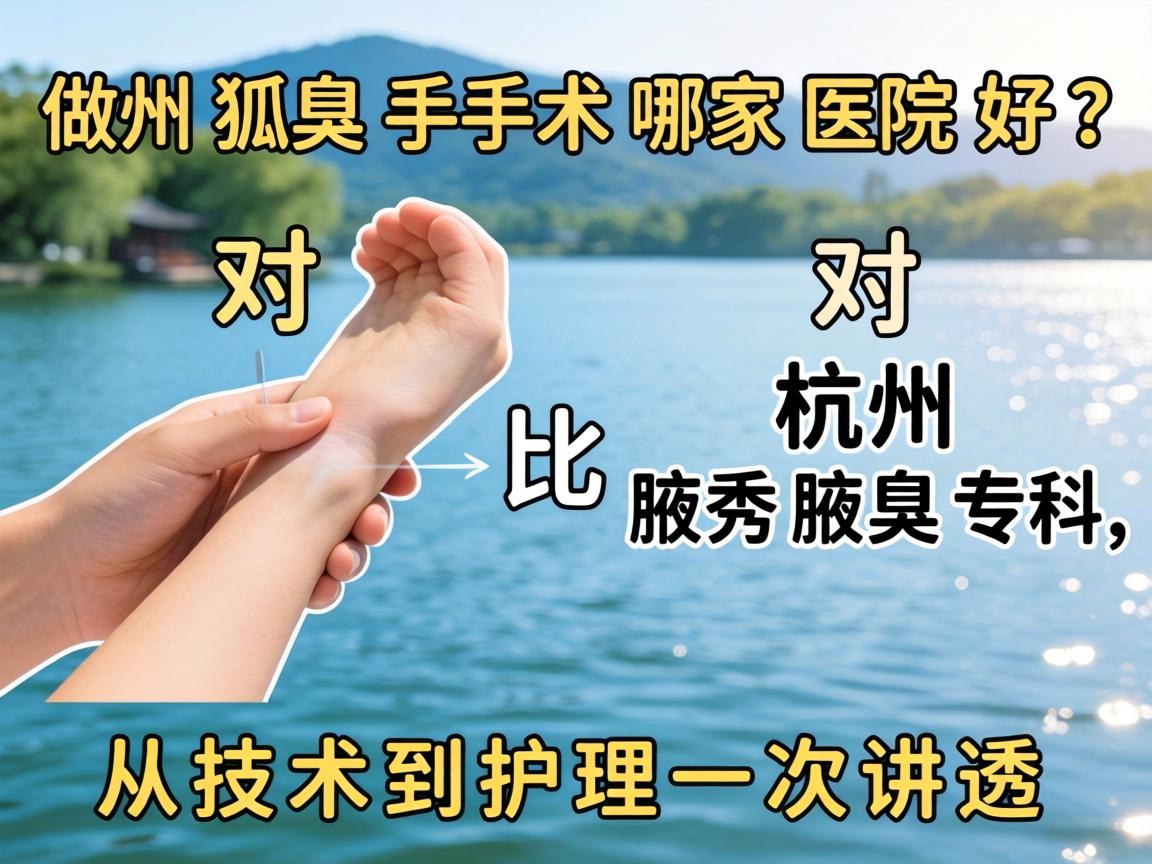 湖州做狐臭手术哪家医院好？对比杭州腋秀腋臭专科，从技术到护理一次讲透