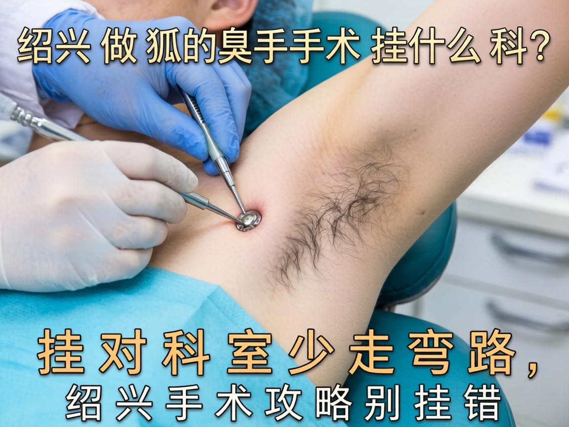 绍兴做狐臭手术挂什么科？挂对科室少走弯路，绍兴手术攻略别挂错