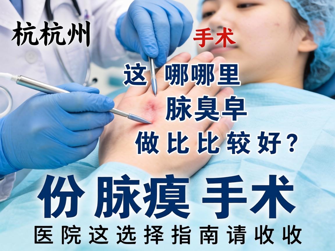 杭州腋臭手术哪里做比较好？这份腋臭手术医院选择指南请收好