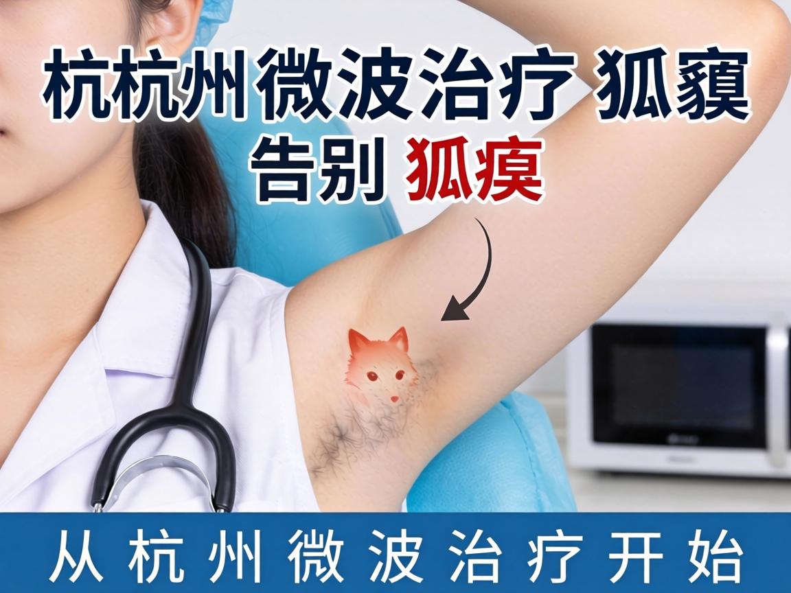 杭州微波治疗狐臭，告别狐臭，从杭州微波治疗开始