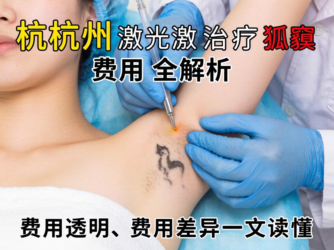 杭州激光治疗狐臭费用全解析，费用透明、费用差异一文读懂