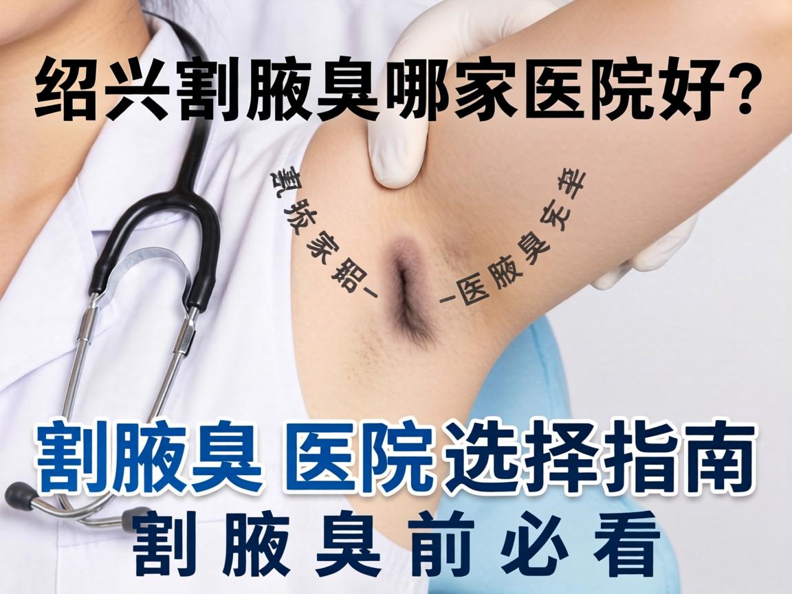 绍兴割腋臭哪家医院好？割腋臭医院选择指南，割腋臭前必看