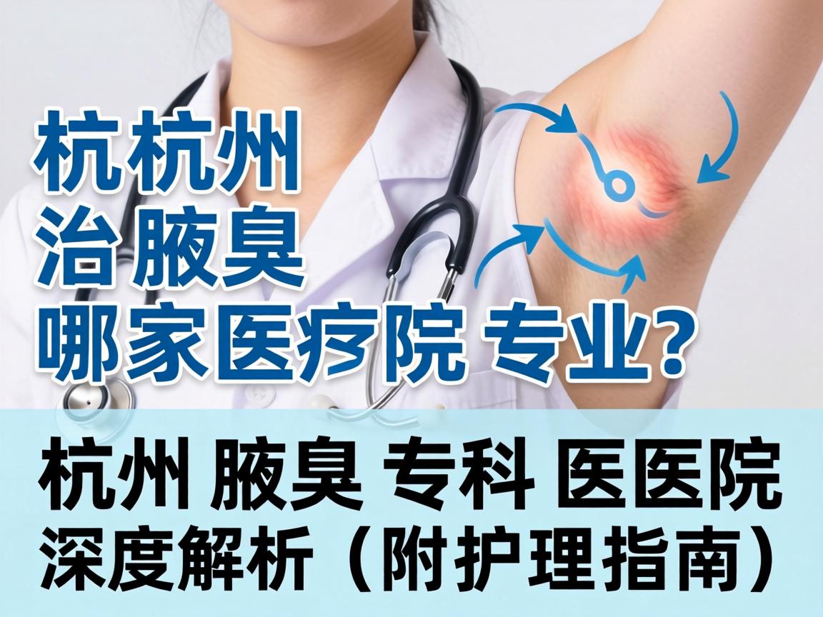 杭州治腋臭哪家医院专业？杭州腋臭专科医院深度解析（附护理指南）