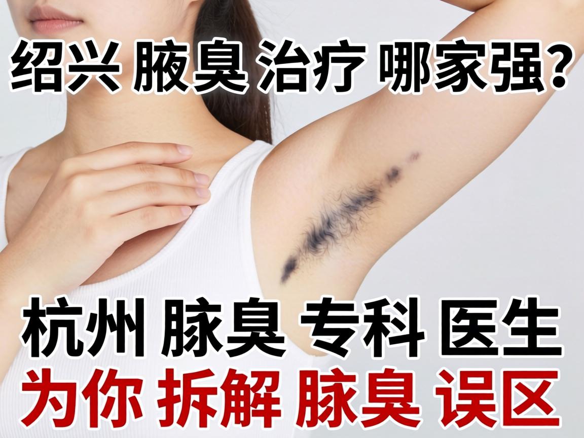 绍兴腋臭治疗哪家强？杭州腋臭专科医生为你拆解腋臭误区