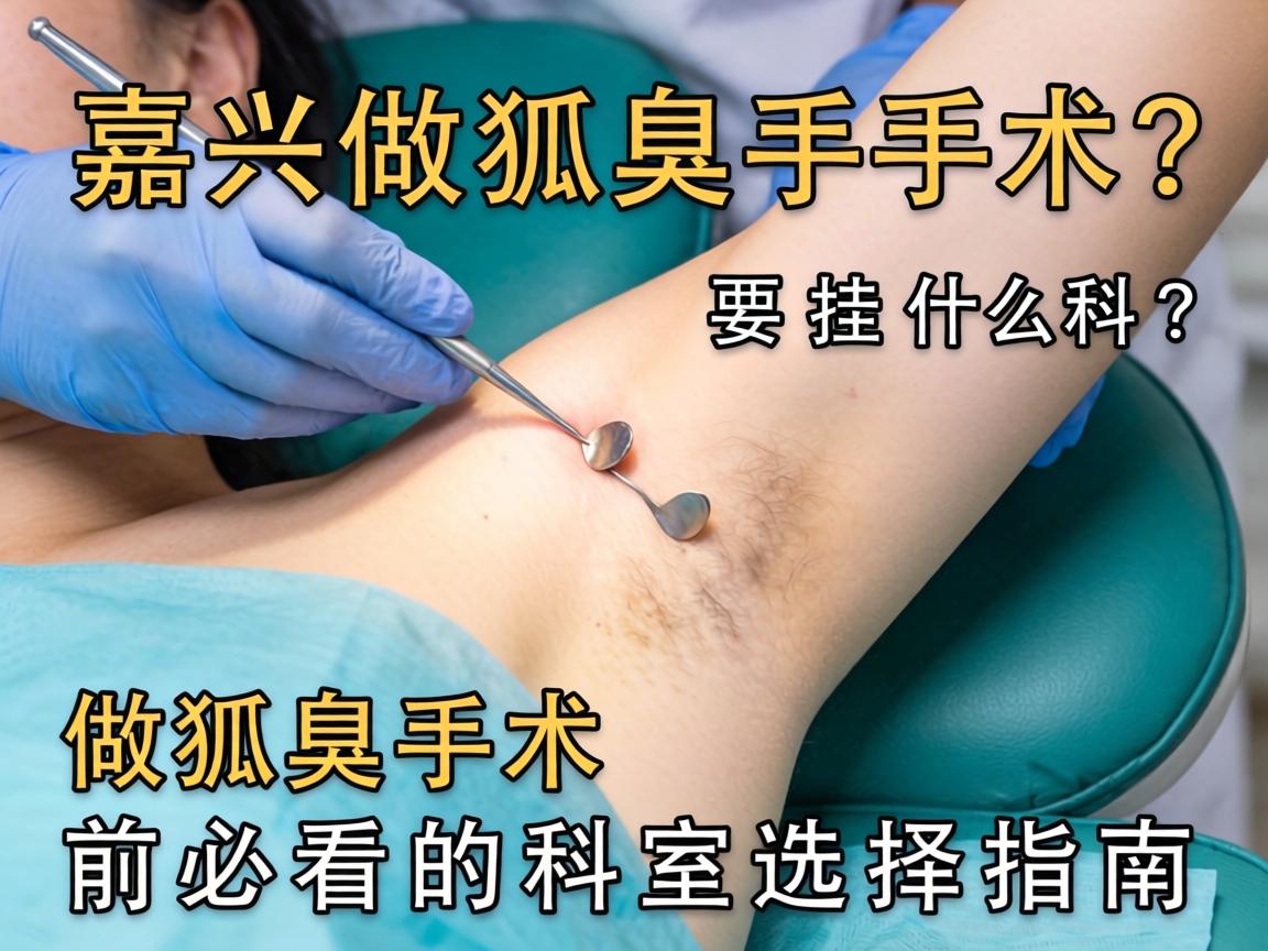 嘉兴做狐臭手术要挂什么科？做狐臭手术前必看的科室选择指南