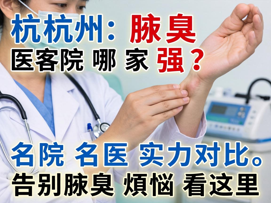 杭州腋臭医院哪家强？名院名医实力对比，告别腋臭烦恼看这里