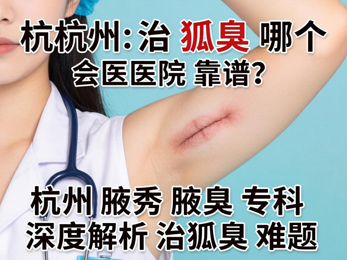 杭州治狐臭哪个医院靠谱？杭州腋秀腋臭专科深度解析治狐臭难题