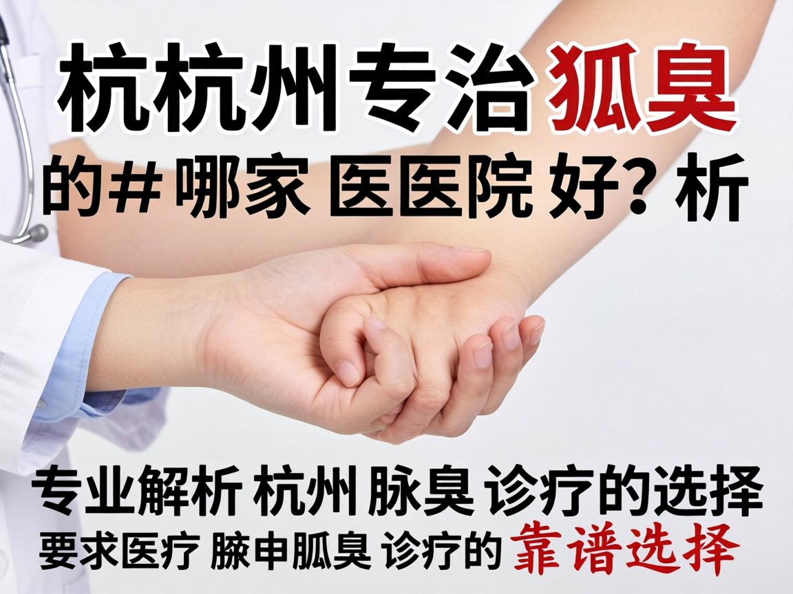 杭州专治狐臭哪家医院好？专业解析杭州腋臭诊疗的靠谱选择