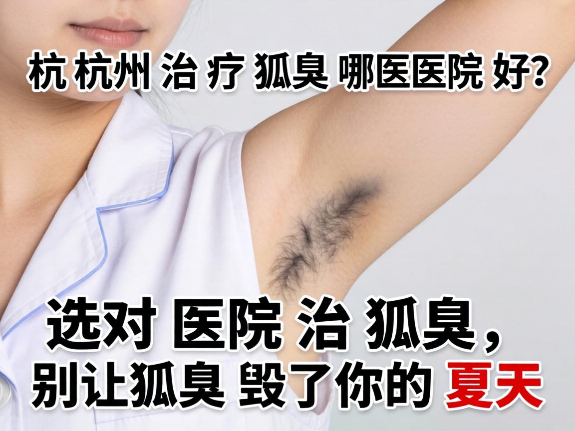 杭州治疗狐臭哪医院好？选对医院治狐臭，别让狐臭毁了你的夏天