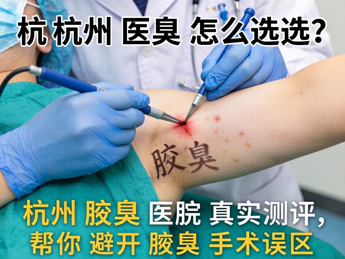 杭州腋臭手术怎么选？杭州腋臭医院真实测评，帮你避开腋臭手术误区