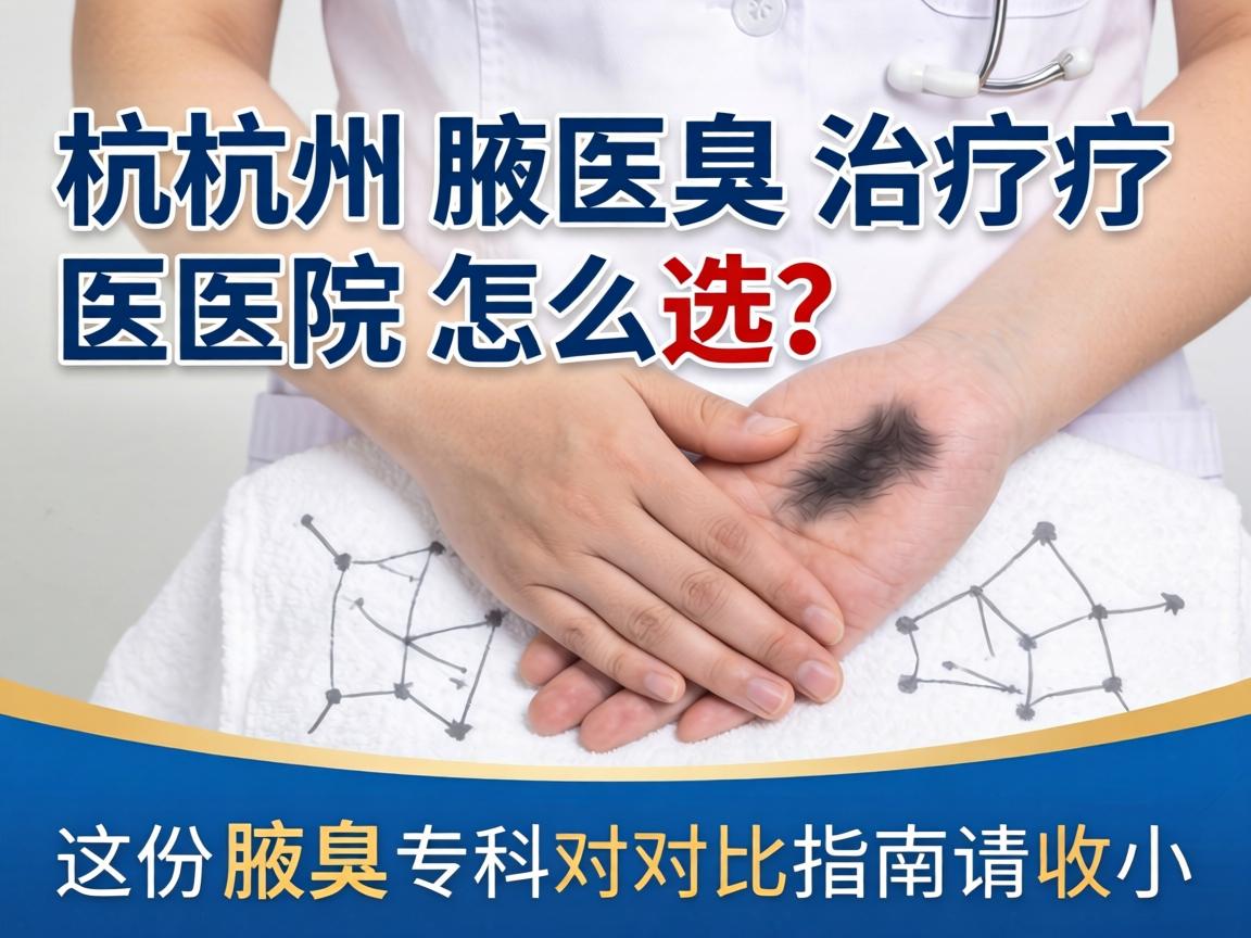杭州腋臭治疗医院怎么选？这份腋臭专科对比指南请收好