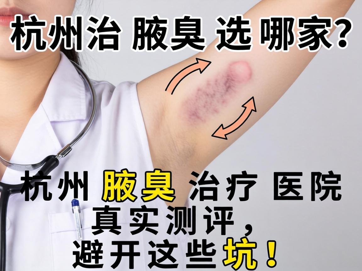 杭州治腋臭选哪家？杭州腋臭治疗医院真实测评，避开这些坑！