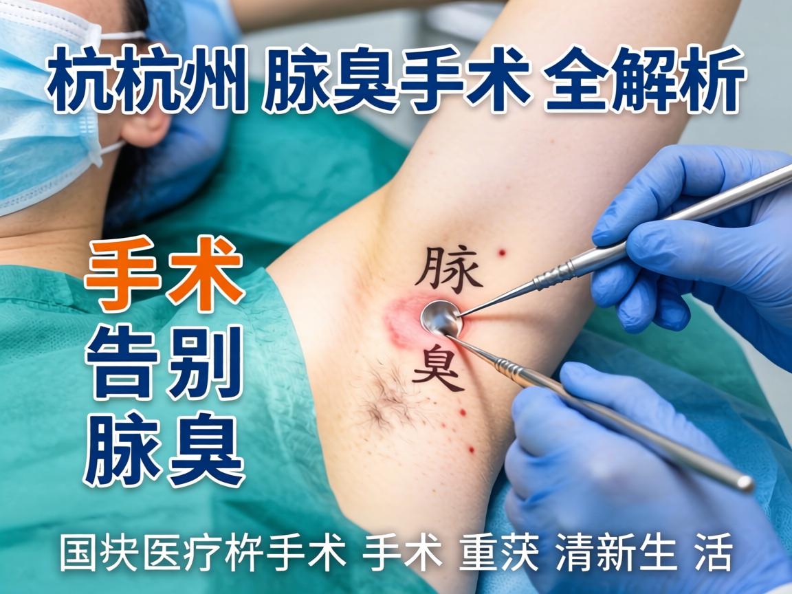 杭州腋臭手术全解析，手术告别腋臭，手术重获清新生活