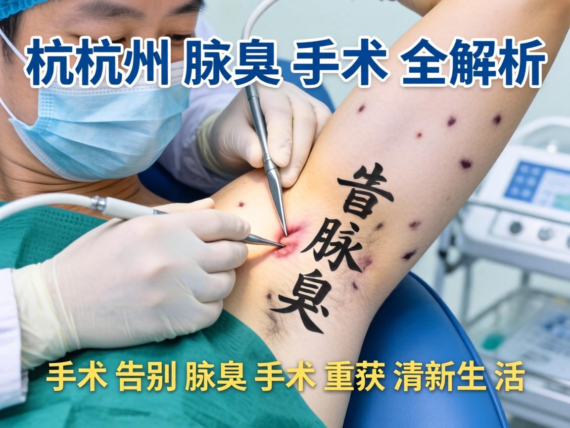 杭州腋臭手术全解析，手术告别腋臭，手术重获清新生活