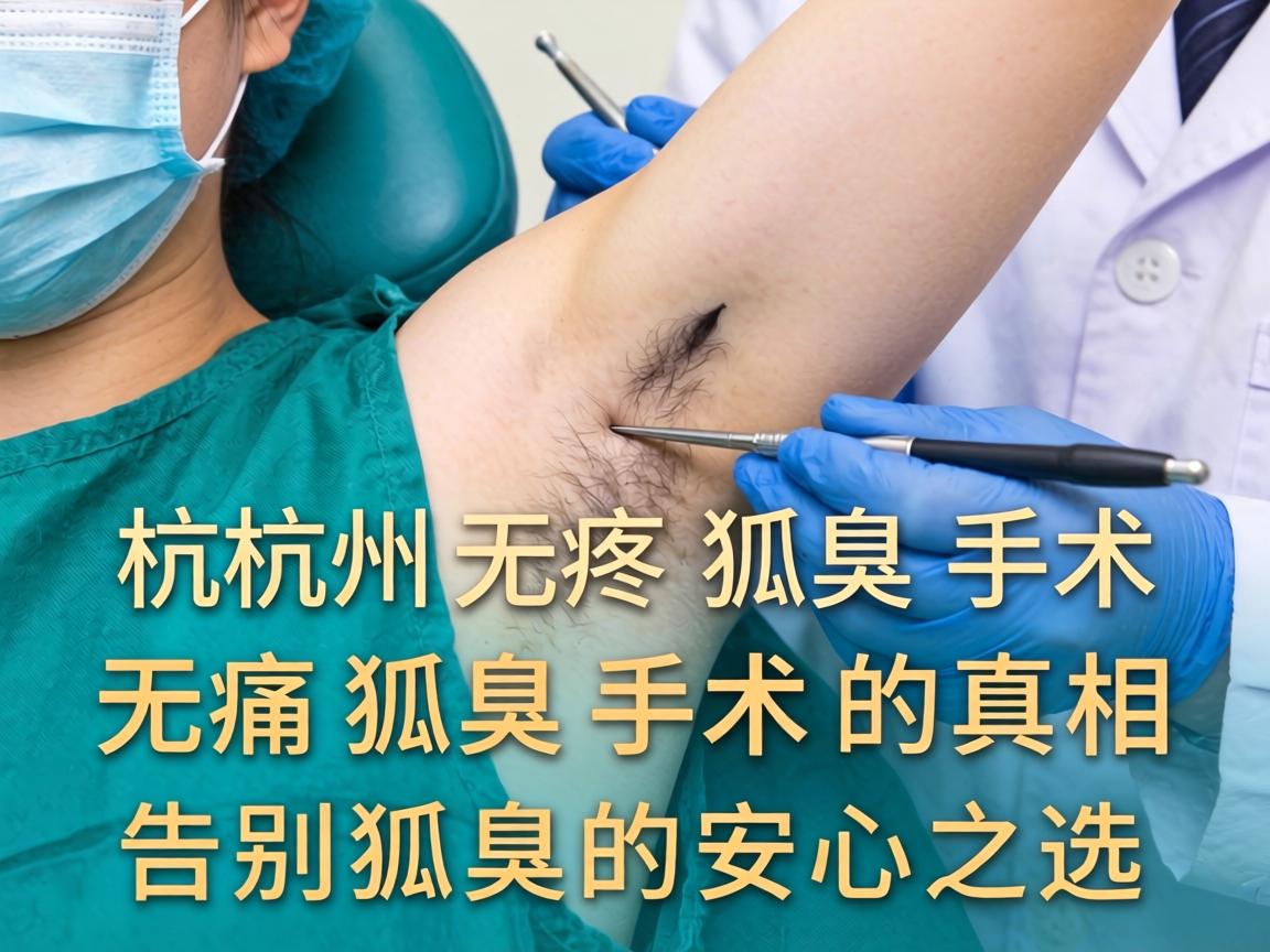 杭州无痛狐臭手术，无痛狐臭手术的真相，告别狐臭的安心之选