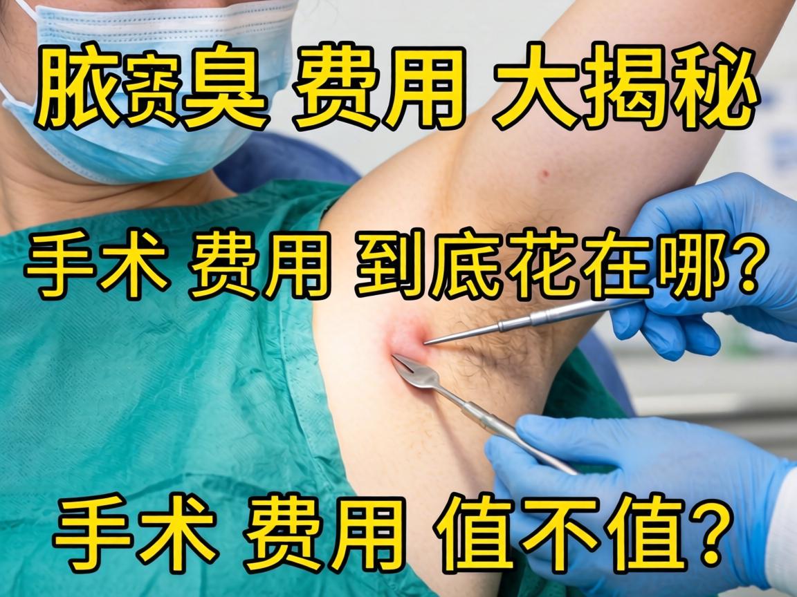 杭州腋臭手术费用大揭秘，手术费用到底花在哪？手术费用值不值？