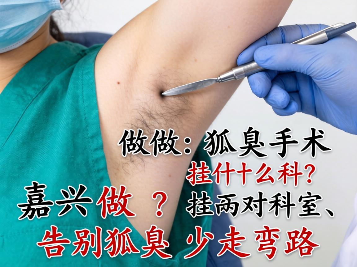 嘉兴做狐臭手术挂什么科？挂对科室，告别狐臭少走弯路
