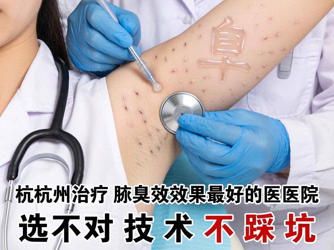 杭州治疗腋臭效果最好的医院，选对技术不踩坑