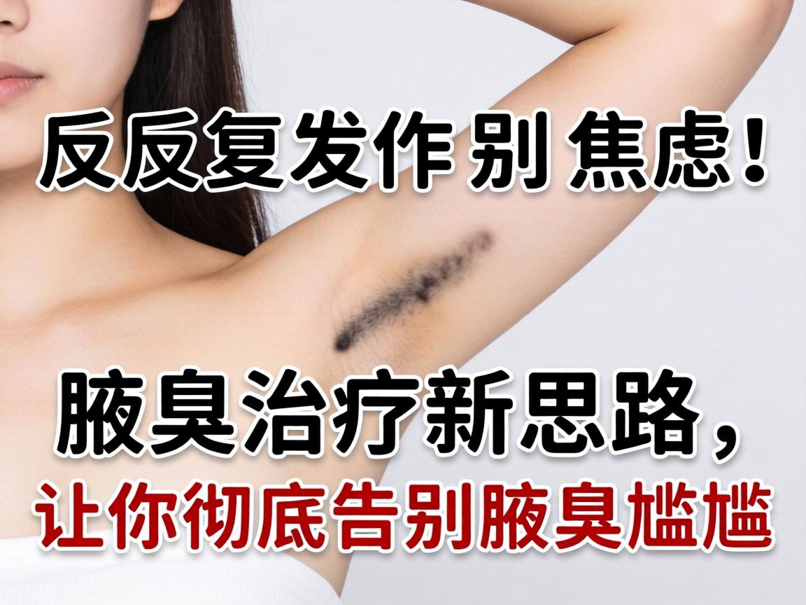 腋臭反复发作别焦虑！腋臭治疗新思路，让你彻底告别腋臭尴尬