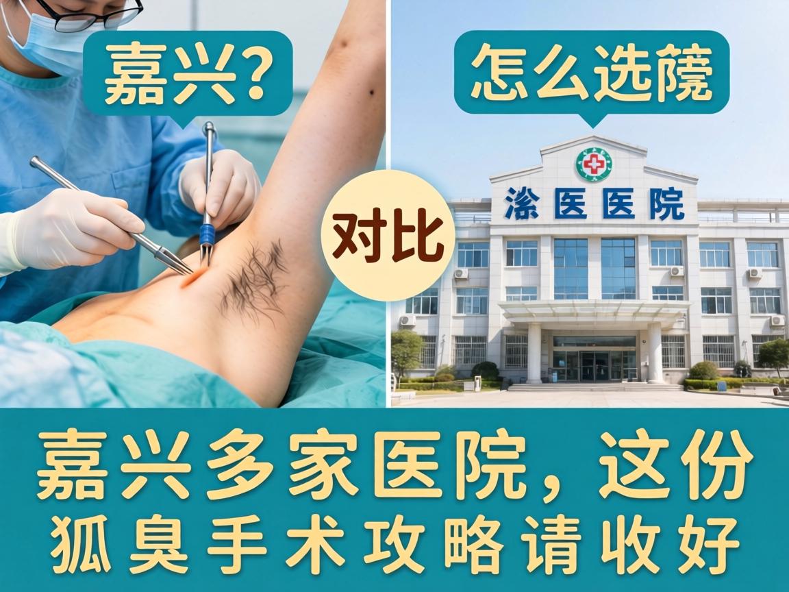 嘉兴狐臭手术医院怎么选？对比嘉兴多家医院，这份狐臭手术攻略请收好