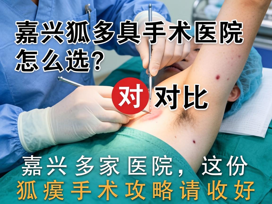嘉兴狐臭手术医院怎么选？对比嘉兴多家医院，这份狐臭手术攻略请收好