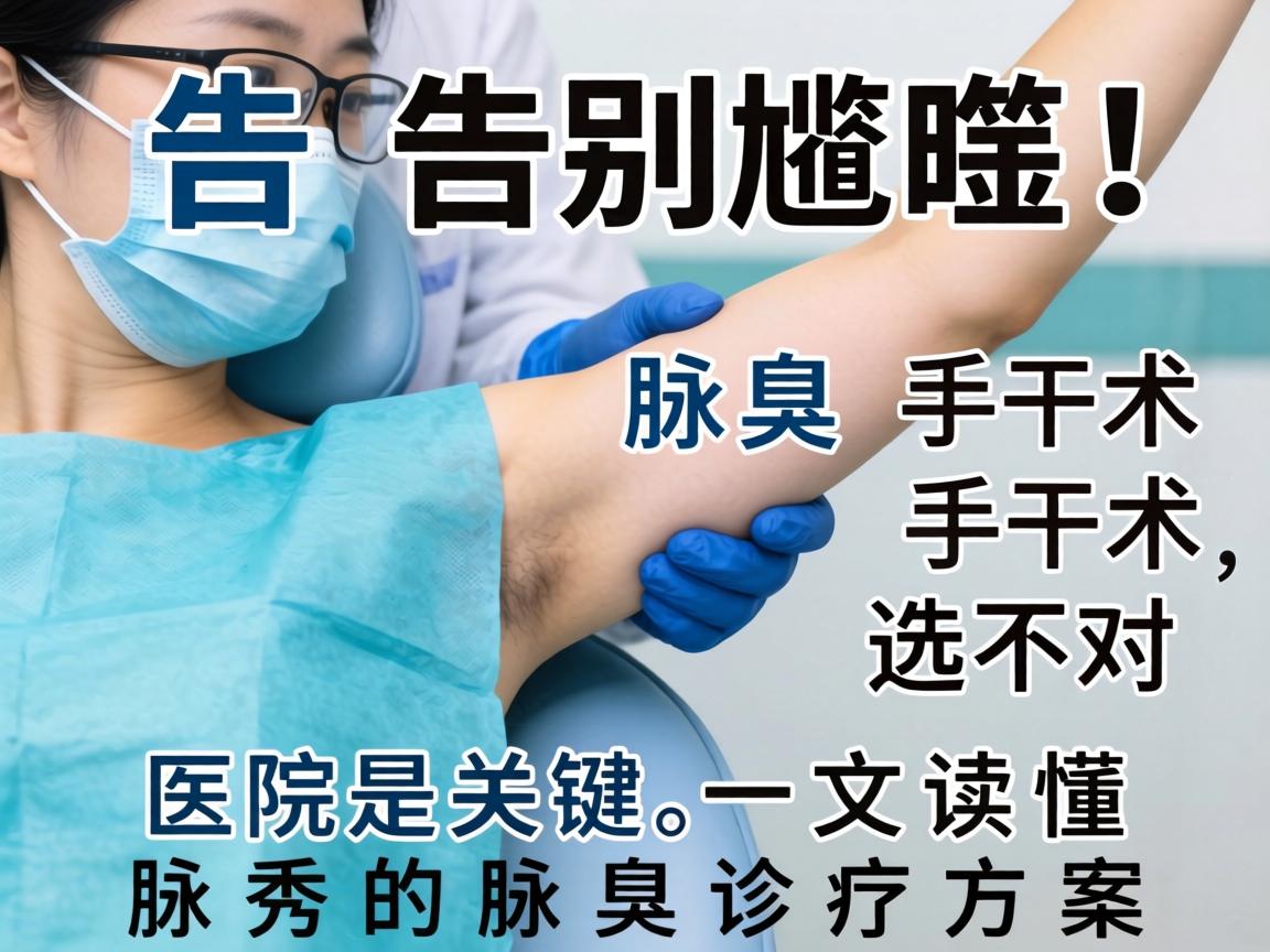 告别尴尬！腋臭手术选对医院是关键，一文读懂腋秀的腋臭诊疗方案