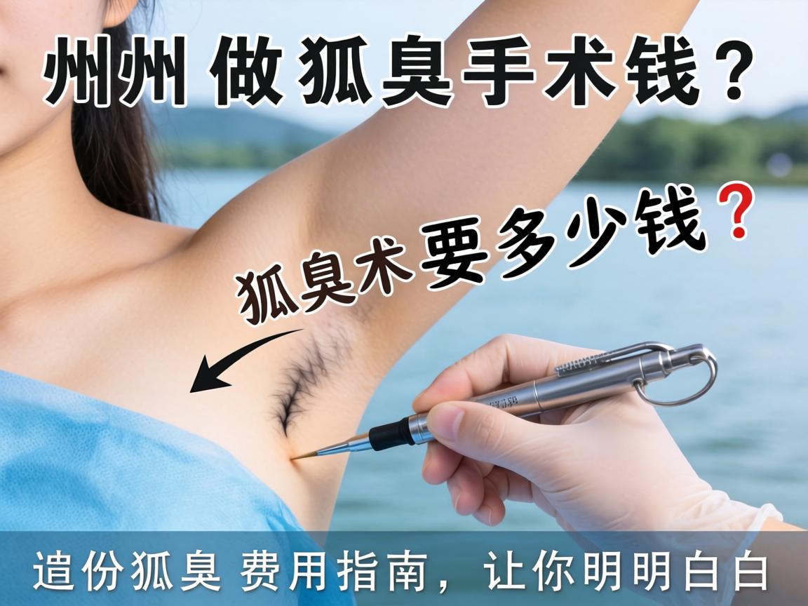 湖州做狐臭手术要多少钱？这份狐臭费用指南，让你明明白白