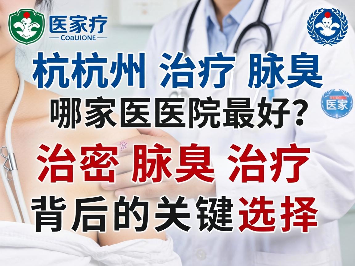杭州治疗腋臭哪家医院最好？解密腋臭治疗背后的关键选择