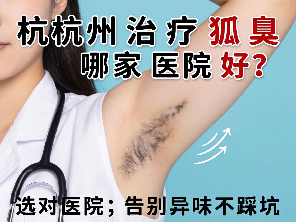杭州治疗狐臭哪家医院好？选对医院，告别异味不踩坑