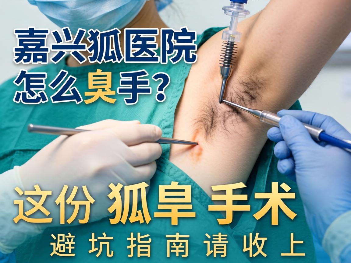 嘉兴狐臭手术医院怎么选？这份狐臭手术避坑指南请收好