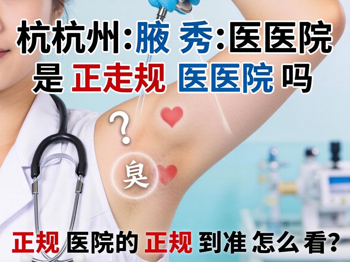 杭州腋秀医院是正规医院吗?正规医院的正规到底怎么看? 杭州腋秀医院是正规医院吗?正规医院的正规到底怎么看?