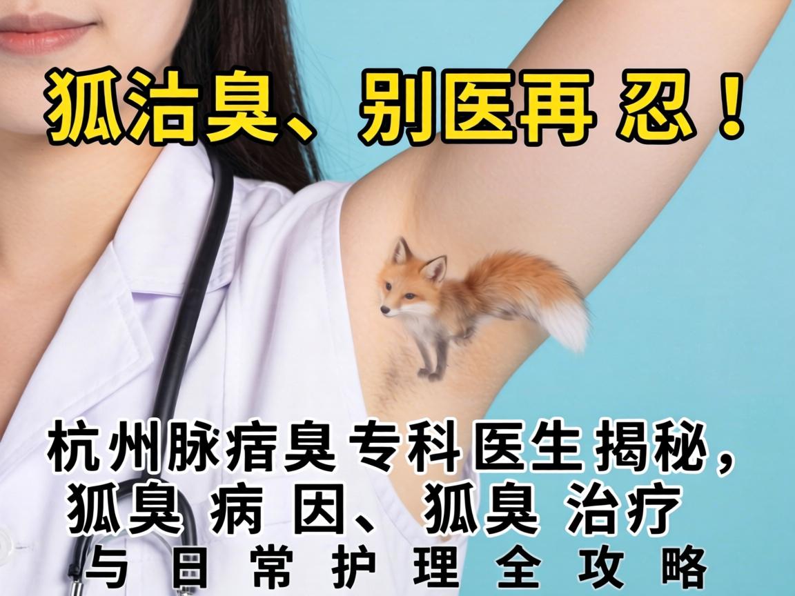 狐臭别再忍!杭州腋臭专科医生揭秘,狐臭病因、狐臭治疗与日常护理全攻略 狐臭别再忍!杭州腋臭专科医生揭秘,狐臭病因、狐臭治疗与日常护理全攻略