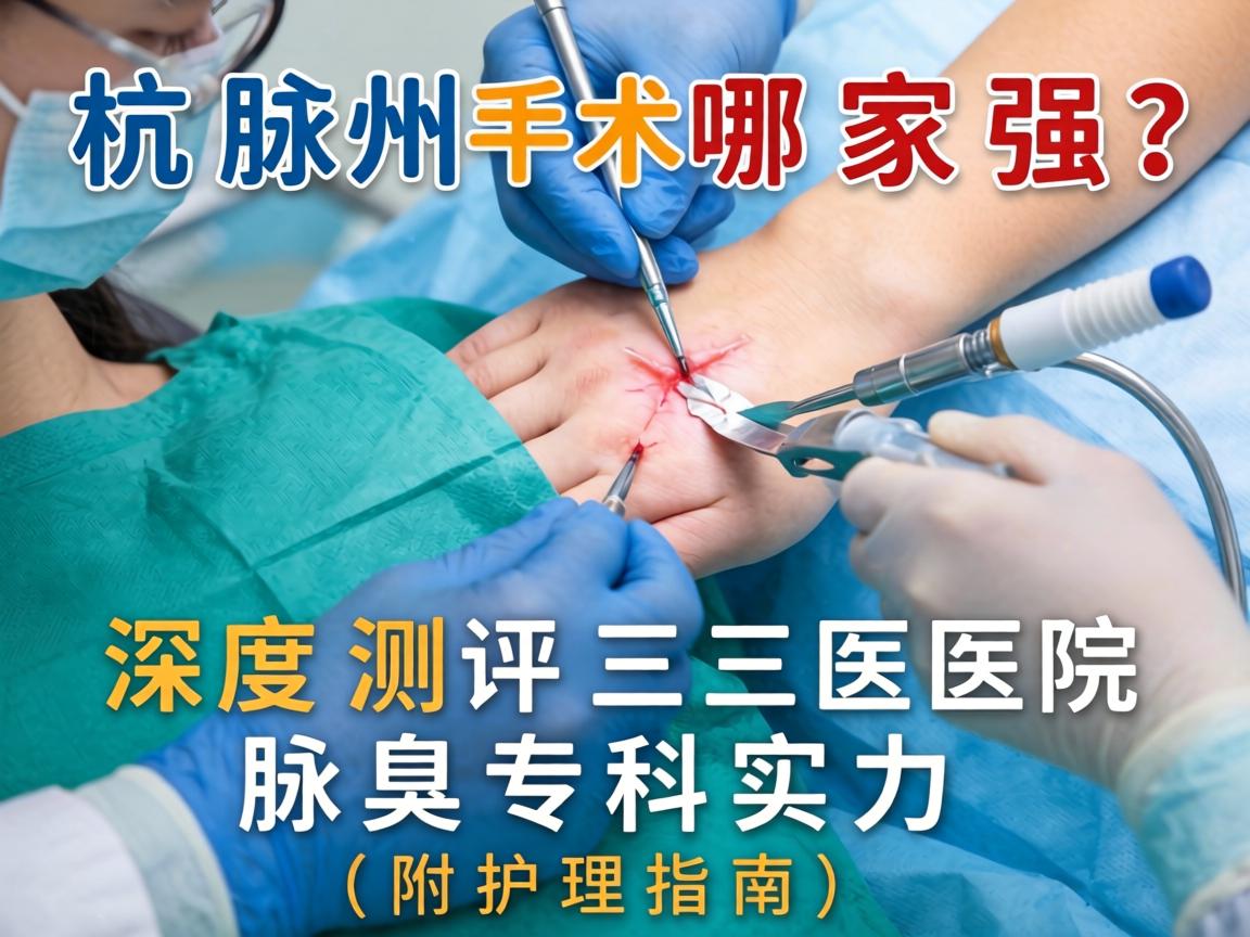 杭州腋臭手术哪家强？深度测评三甲医院腋臭专科实力（附护理指南）