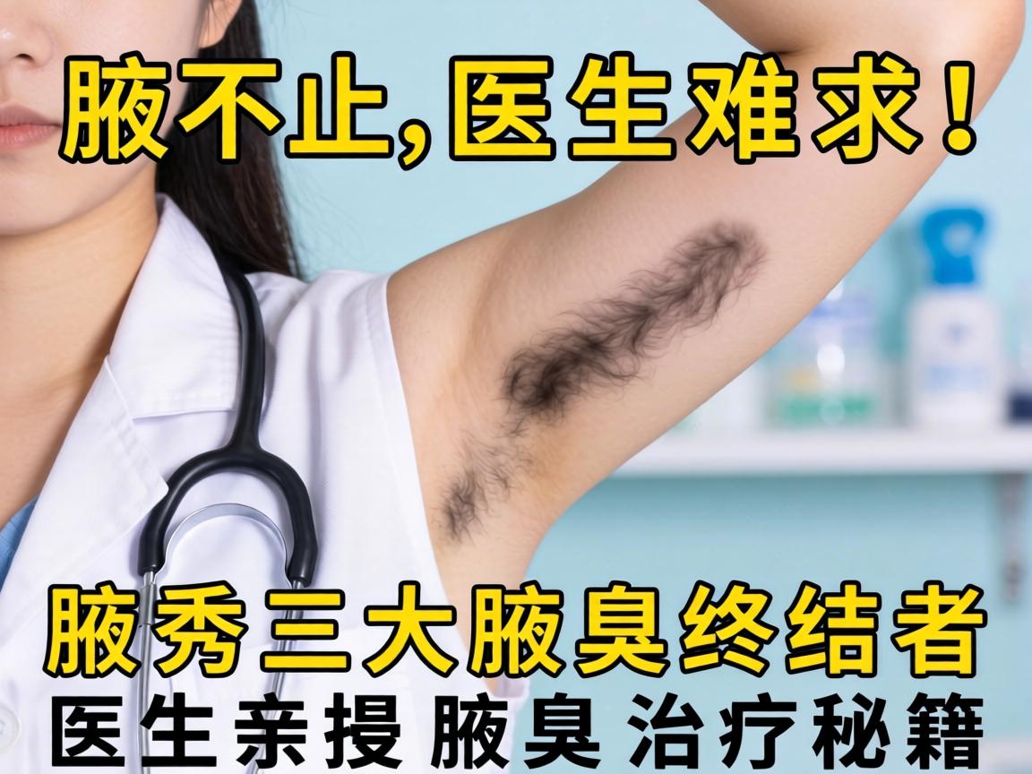 腋臭不止，医生难求！腋秀三大腋臭终结者医生亲授腋臭治疗秘籍