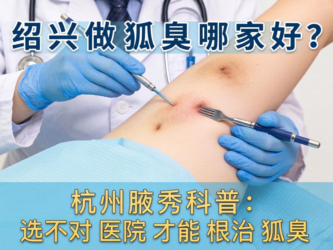绍兴做狐臭哪家好？杭州腋秀科普，选对医院才能根治狐臭