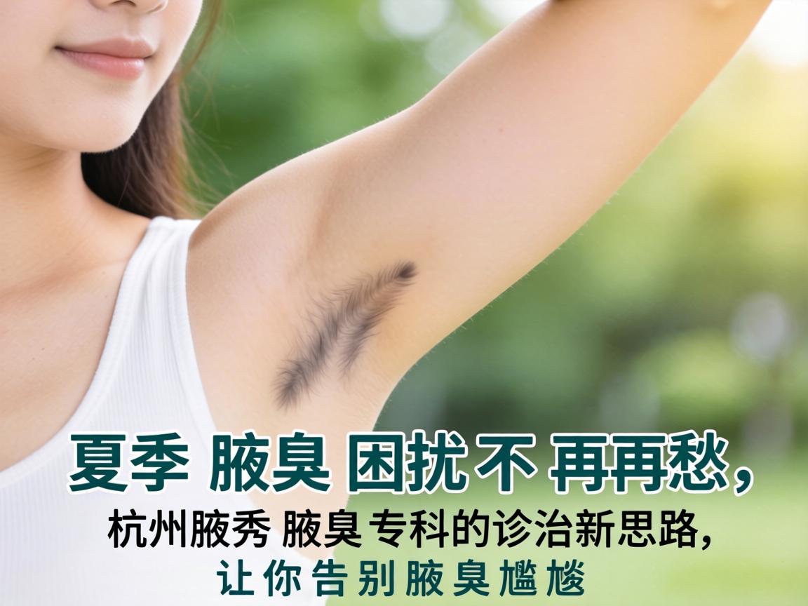 夏季腋臭困扰不再愁，杭州腋秀腋臭专科的诊治新思路，让你告别腋臭尴尬