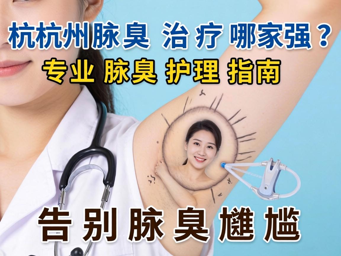 杭州腋臭治疗哪家强？专业腋臭护理指南，告别腋臭尴尬