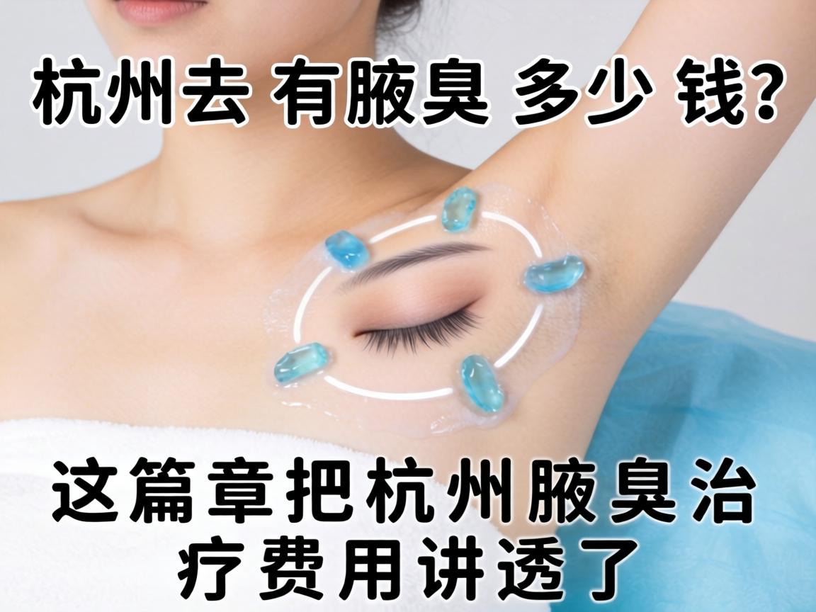 杭州去腋臭多少钱？这篇文章把杭州腋臭治疗费用讲透了