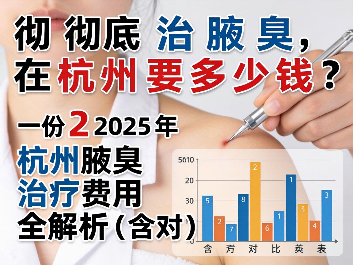 彻底治腋臭在杭州要多少钱？一份2025年杭州腋臭治疗费用全解析（含对比表格）