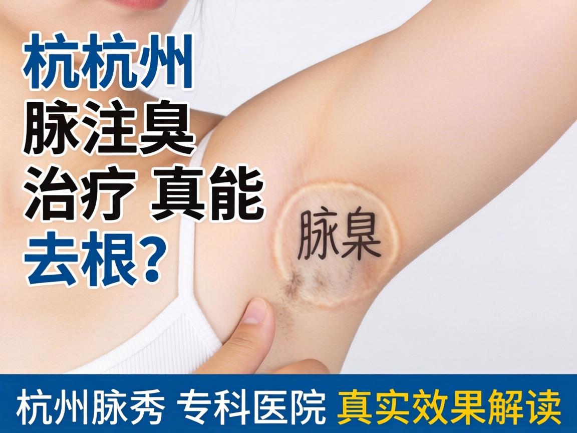 杭州腋臭治疗真能去根？杭州腋秀专科医院真实效果解读