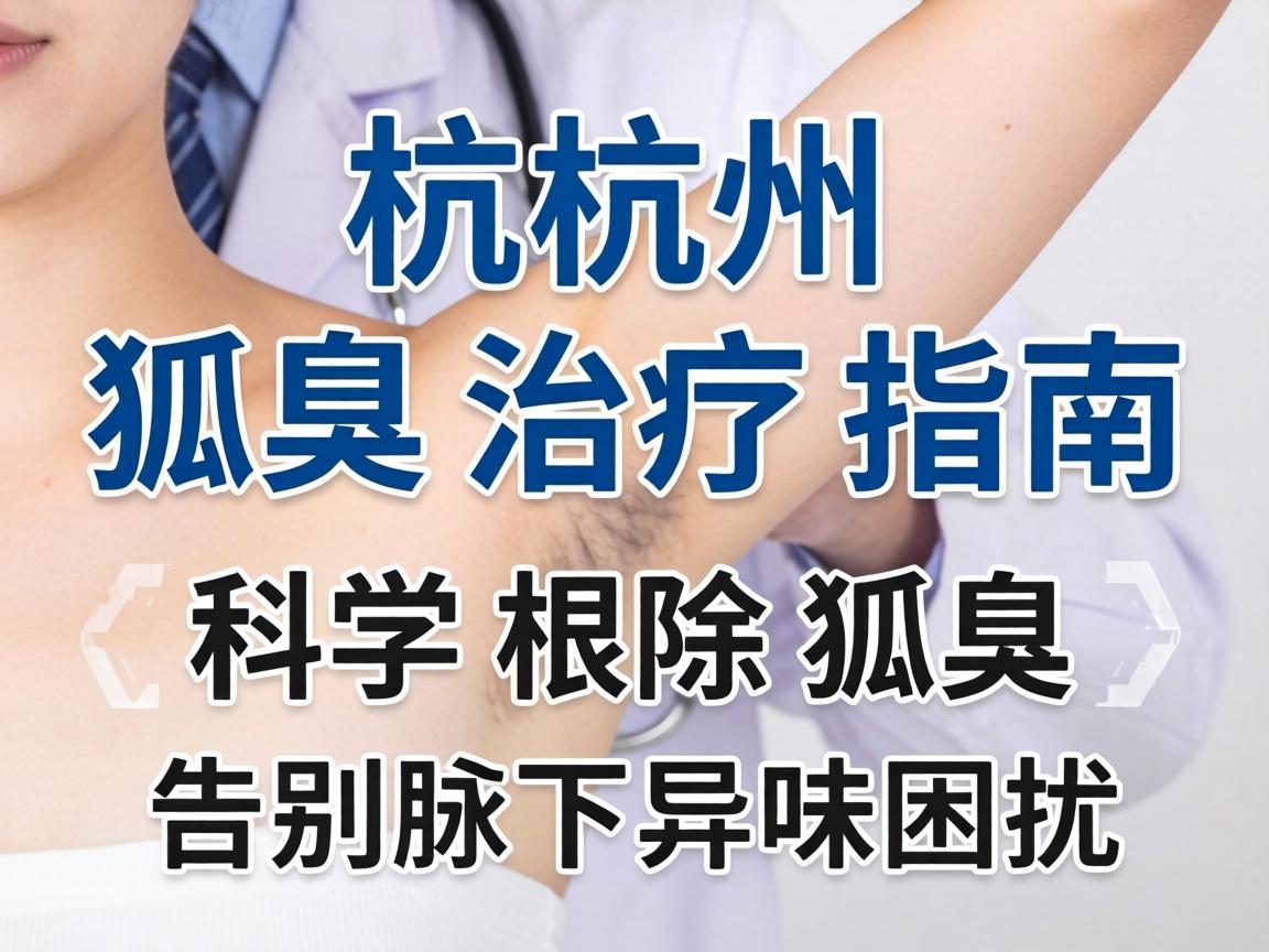 杭州狐臭治疗指南，科学根除狐臭，告别腋下异味困扰