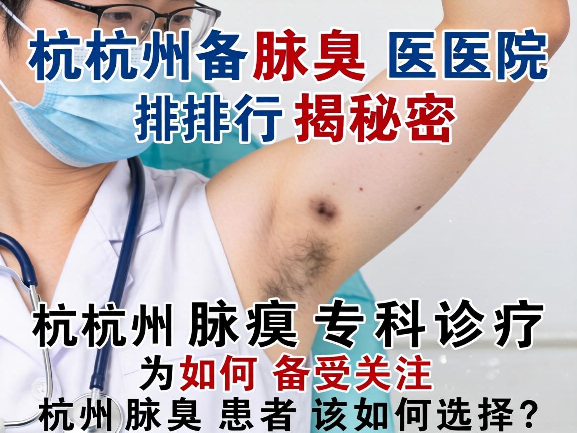 杭州腋臭医院排行揭秘，杭州腋臭专科诊疗为何备受关注？杭州腋臭患者该如何选择？
