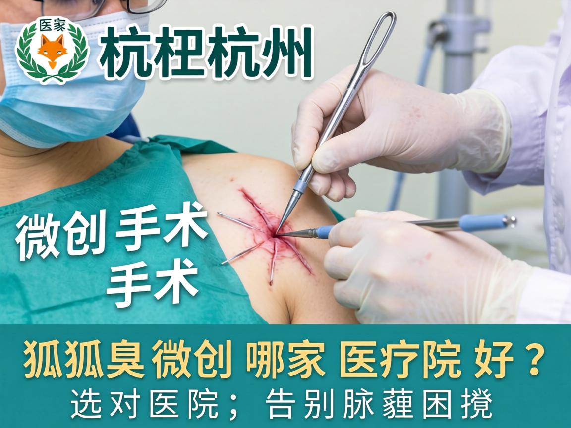 杭州狐臭微创手术哪家医院好？选对医院，告别腋臭困扰