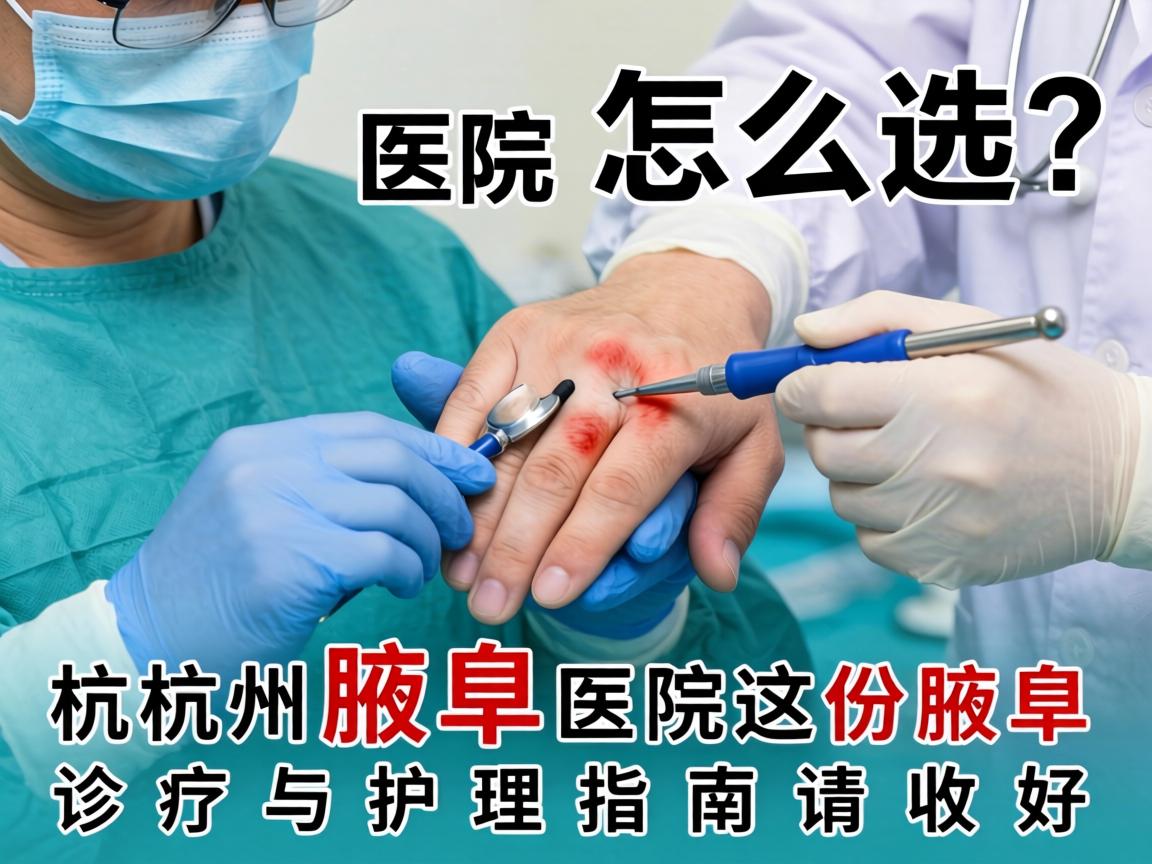 腋臭手术医院怎么选？杭州腋臭医院这份腋臭诊疗与护理指南请收好