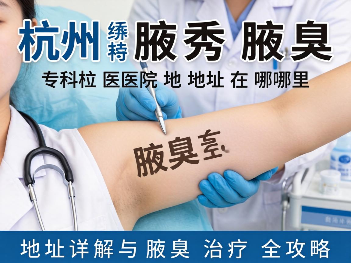 杭州腋秀腋臭专科医院地址在哪里？地址详解与腋臭治疗全攻略
